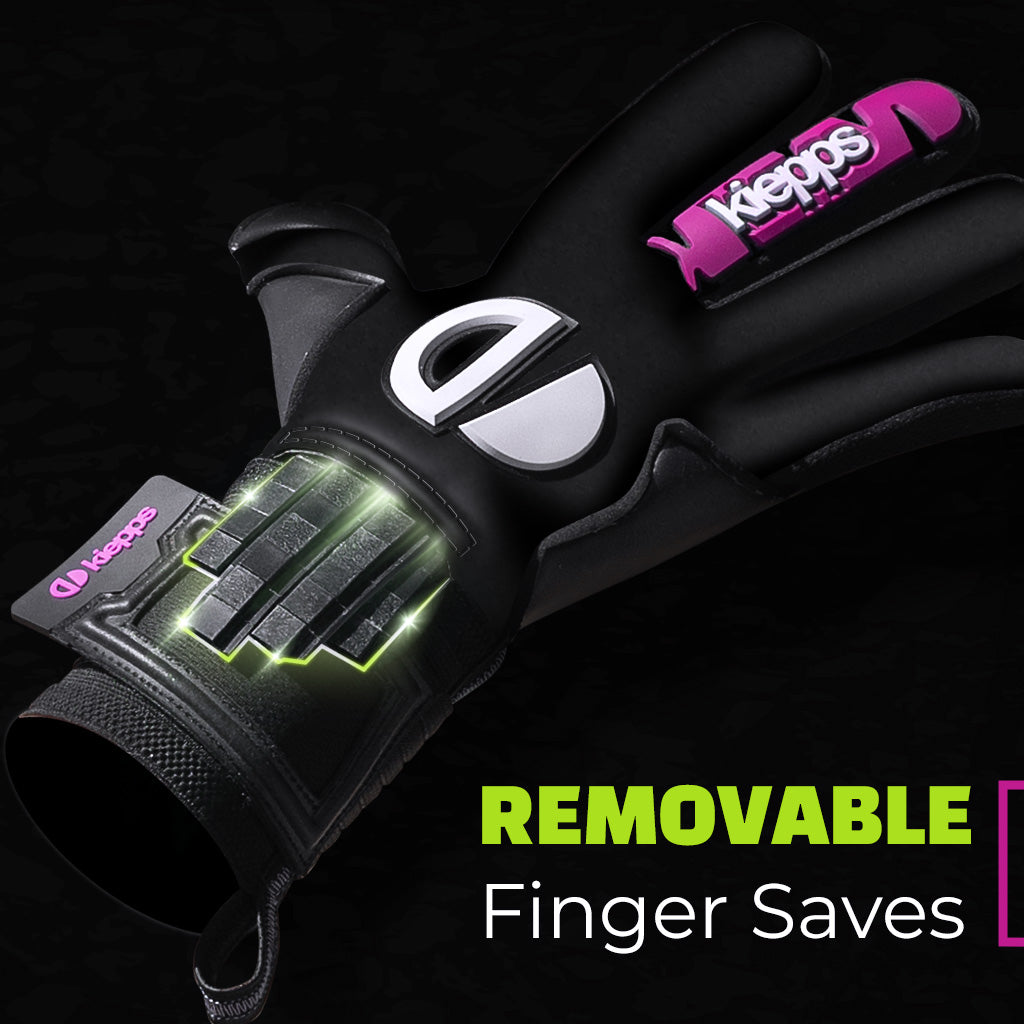 kiepps goalkeeper gloves removable finger saves