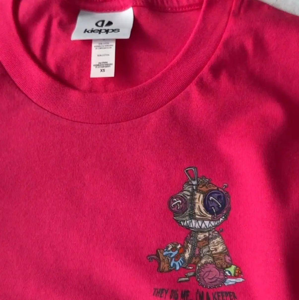 red goalkeeper tshirt from kiepps